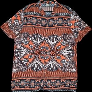 Mens Printed Asos Button up Shirt